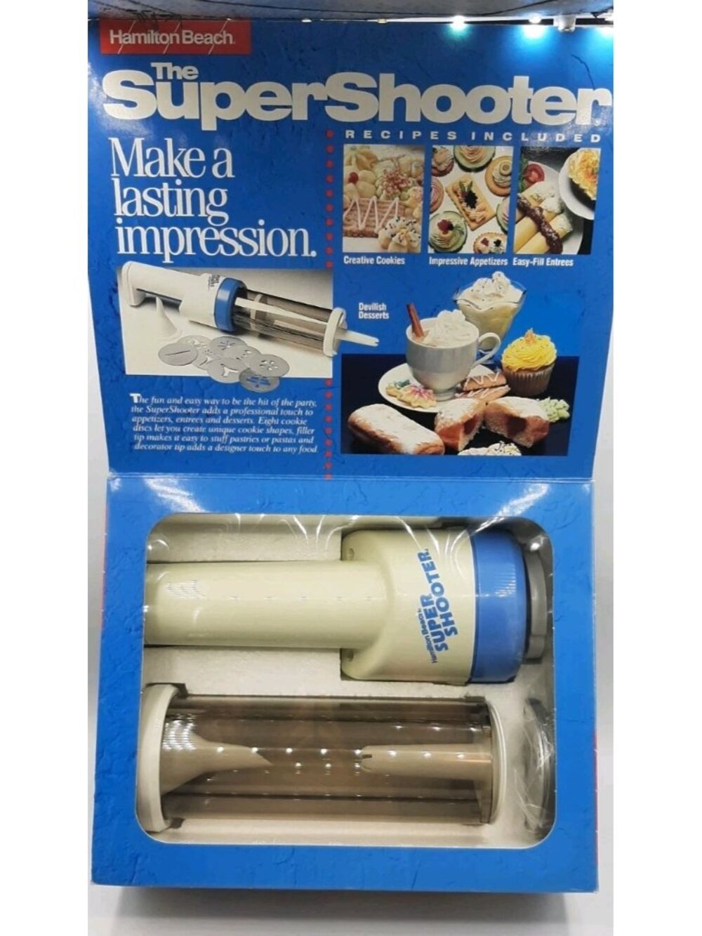 Hamilton Beach The Super Shooter Cordless Cookie Press & Food Decorator 80000
